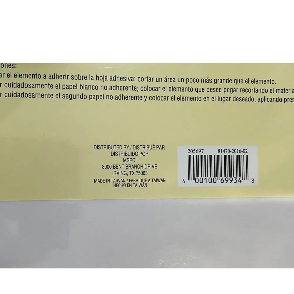 Recollections Adhesive Mounting Sheets Double Sided 2 Sheets 8.5 X 11 Acid Free